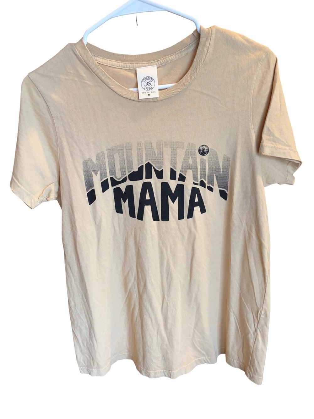 Ragabond Studio NWOT Organic Cotton Tee Mountain Mama Size M